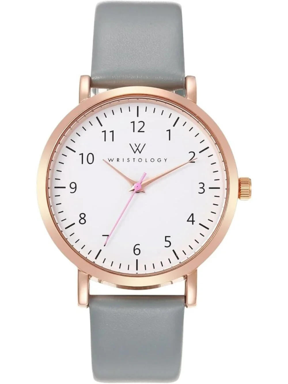 Stylish Maxi Numbers Women's Watch - Interchangeable Leather Band, Easy Read